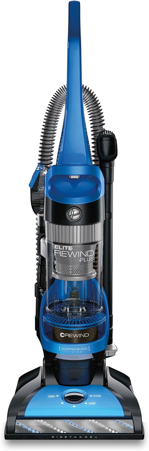 Hoover Elite Rewind Plus Bagless Upright Vacuum