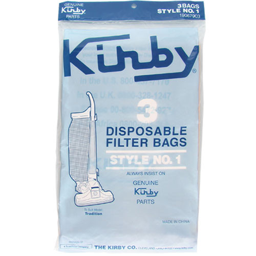 Kirby Type 1 Vacuum Bags 3 Pack