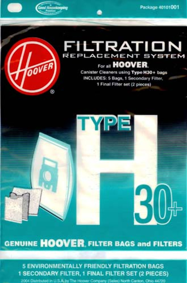 Hoover Type H30 Canister Filtration Kit