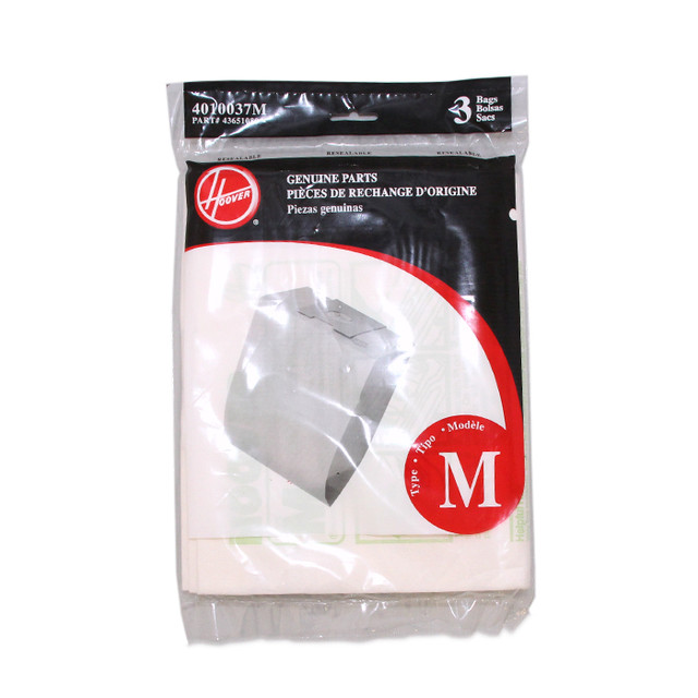Hoover Type M Vacuum Bags 3 Pack