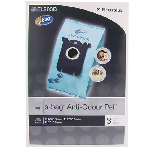 Electrolux S-Bag Anti-Odour Pet Vacuum Bags 3 Pack